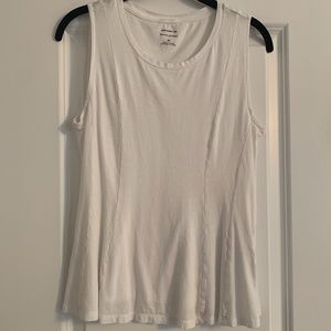Banana Republic "Designer Tee" White Fitted Tank